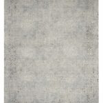 Nourison Rugs, Rustic Textures RUS09 Ivory / Light Blue
