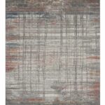 Nourison Rugs, Rustic Textures RUS12 Grey / Multicolour