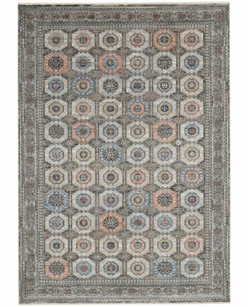 Nourison rug Starry Nights STN09 GRYNV GREY NAVY 5x7 099446797230