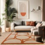 Rug Asiatic Metro Rust